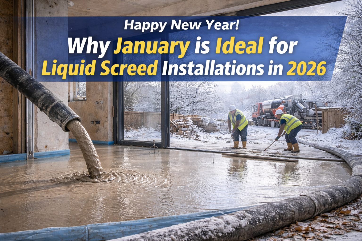 Why January Is Ideal for Liquid Screed Installations in 2026