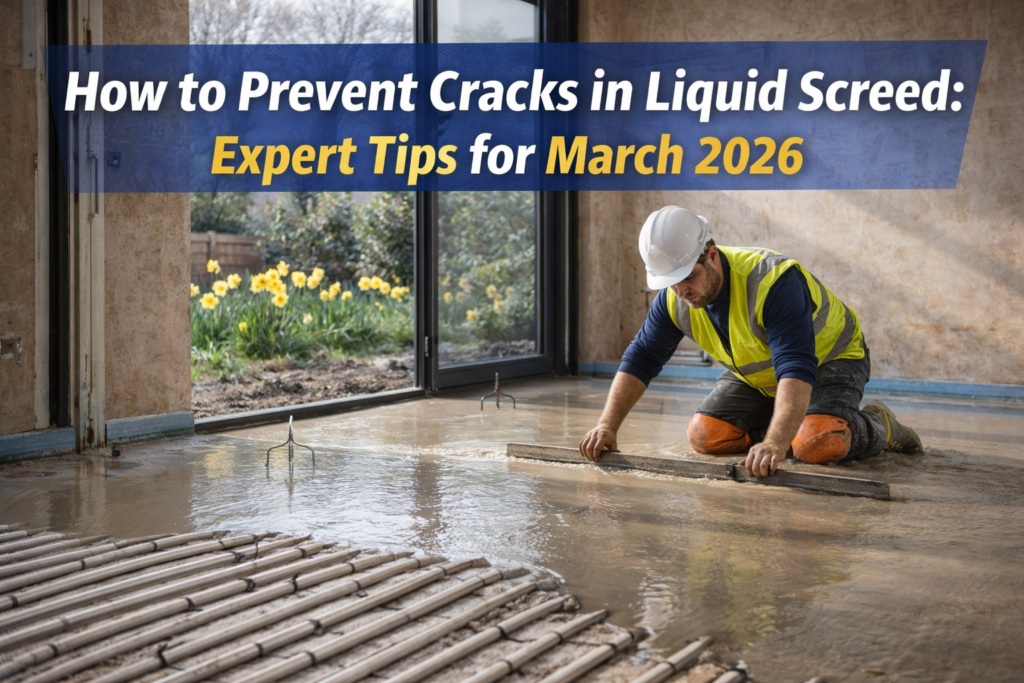 Spring construction with liquid screed and tips - Mr Pump
